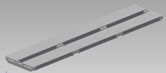3×16m 100 Ton Q235B Steel Heavy Duty Truck Scales