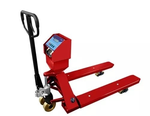 1.5t 2t 3t 탄소강 손 팔레트 트럭 스케일